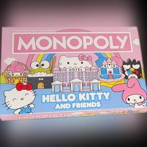 NEW Sanrio Hello Kitty & Friends Monopoly Board Game RARE